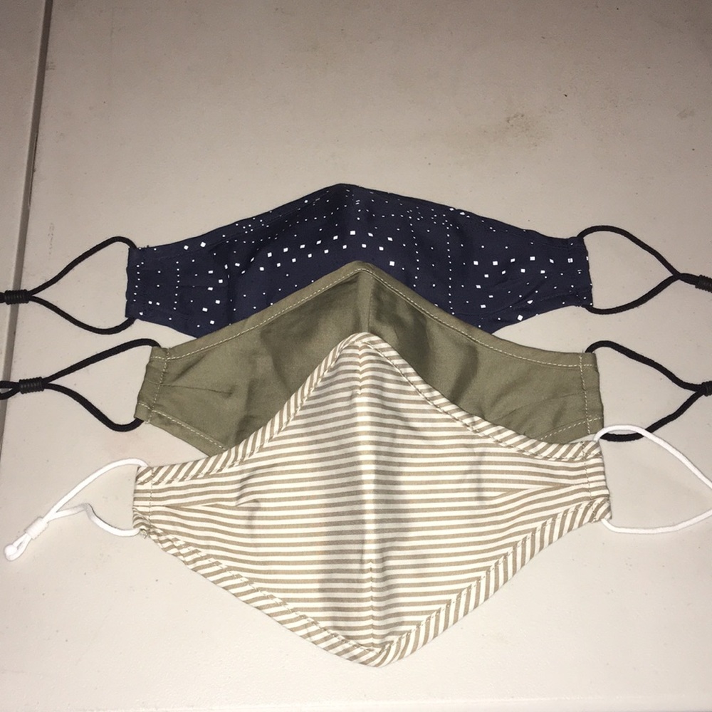 Madewell 3 Pack Filter Face Mask, all NWOT, brand new, never worn